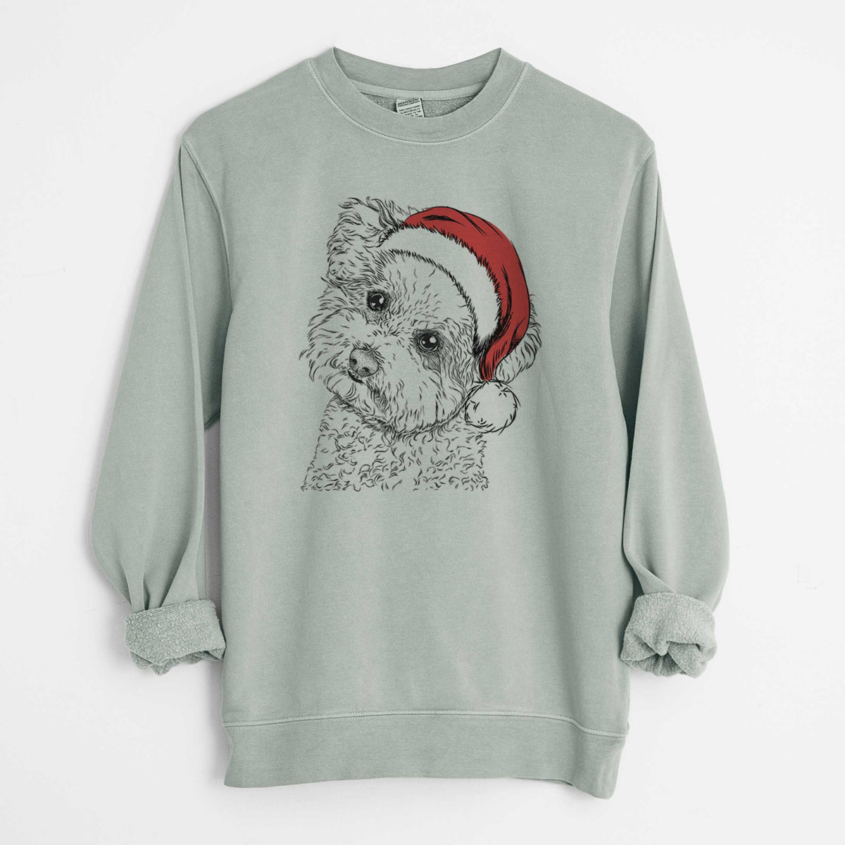 Santa Bento the Bolognese - Unisex Pigment Dyed Crew Sweatshirt