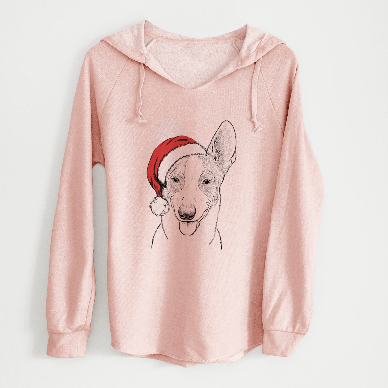 Santa Berlin the Carolina Dog - Cali Wave Hooded Sweatshirt