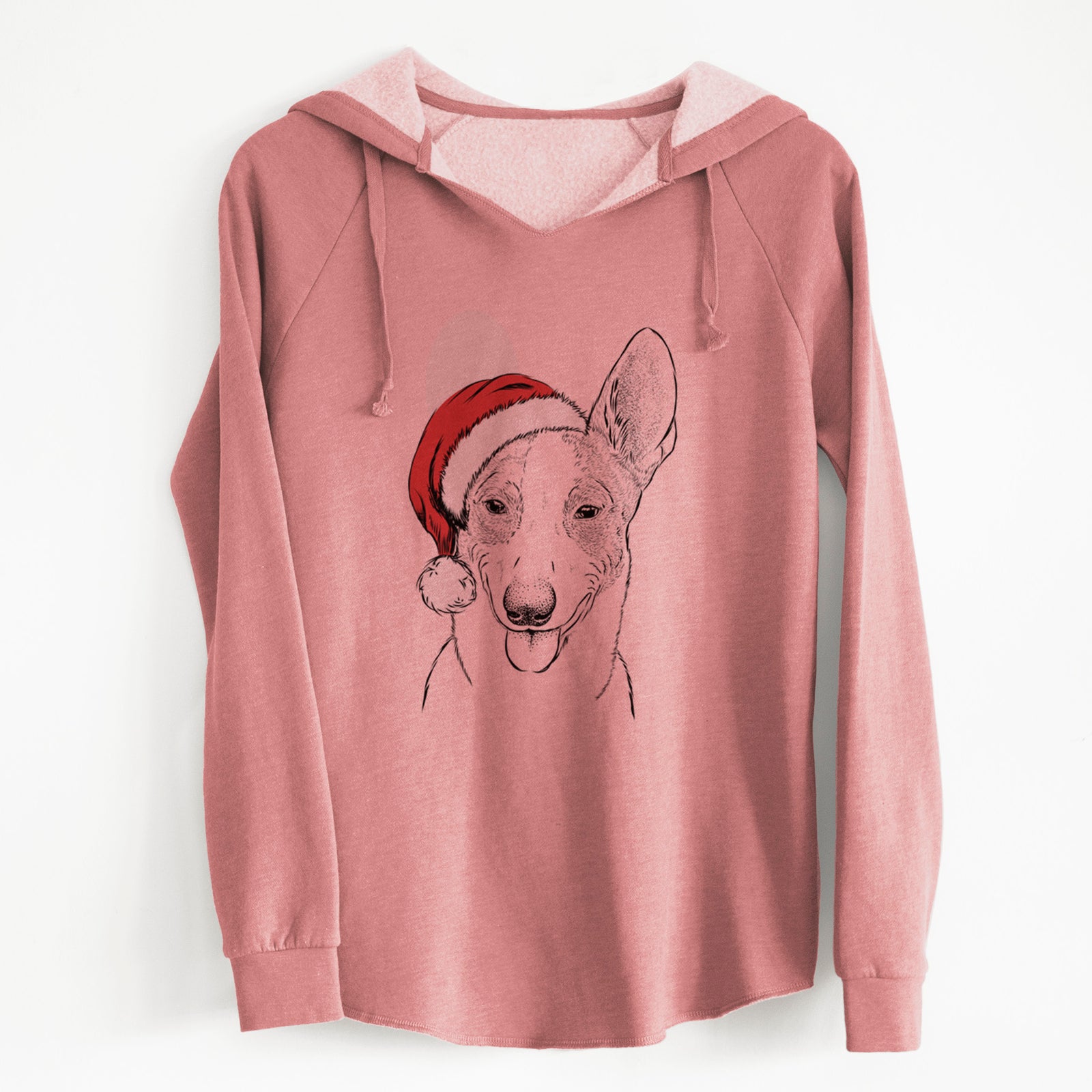 Santa Berlin the Carolina Dog - Cali Wave Hooded Sweatshirt