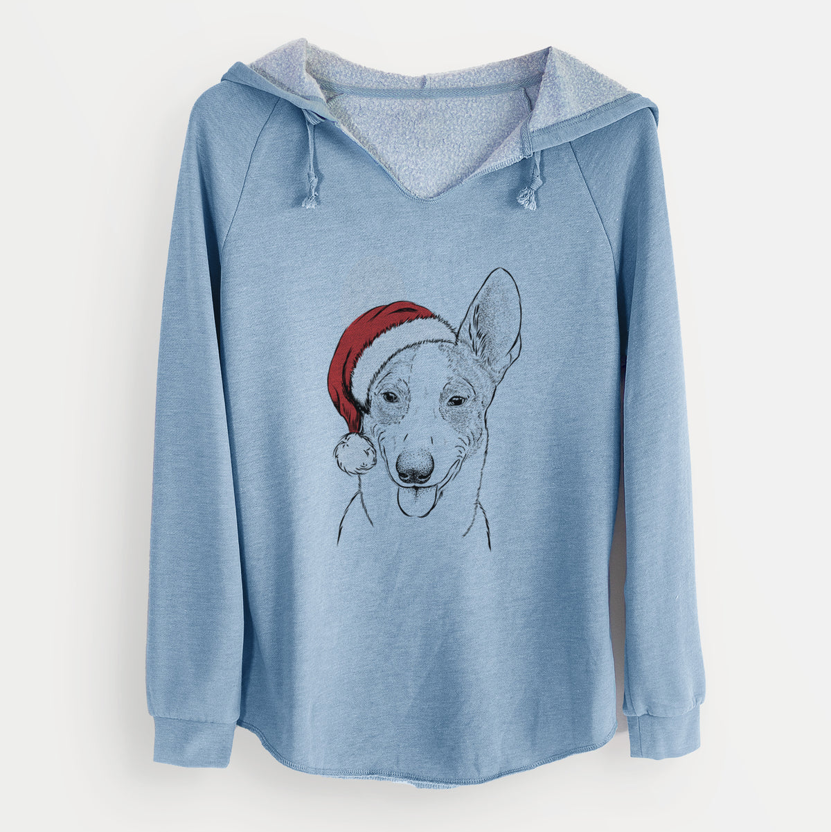 Santa Berlin the Carolina Dog - Cali Wave Hooded Sweatshirt