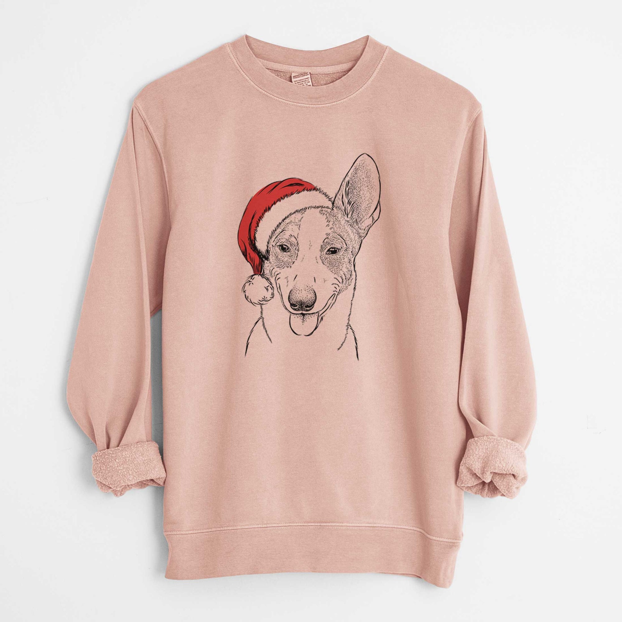 Santa Berlin the Carolina Dog - Unisex Pigment Dyed Crew Sweatshirt