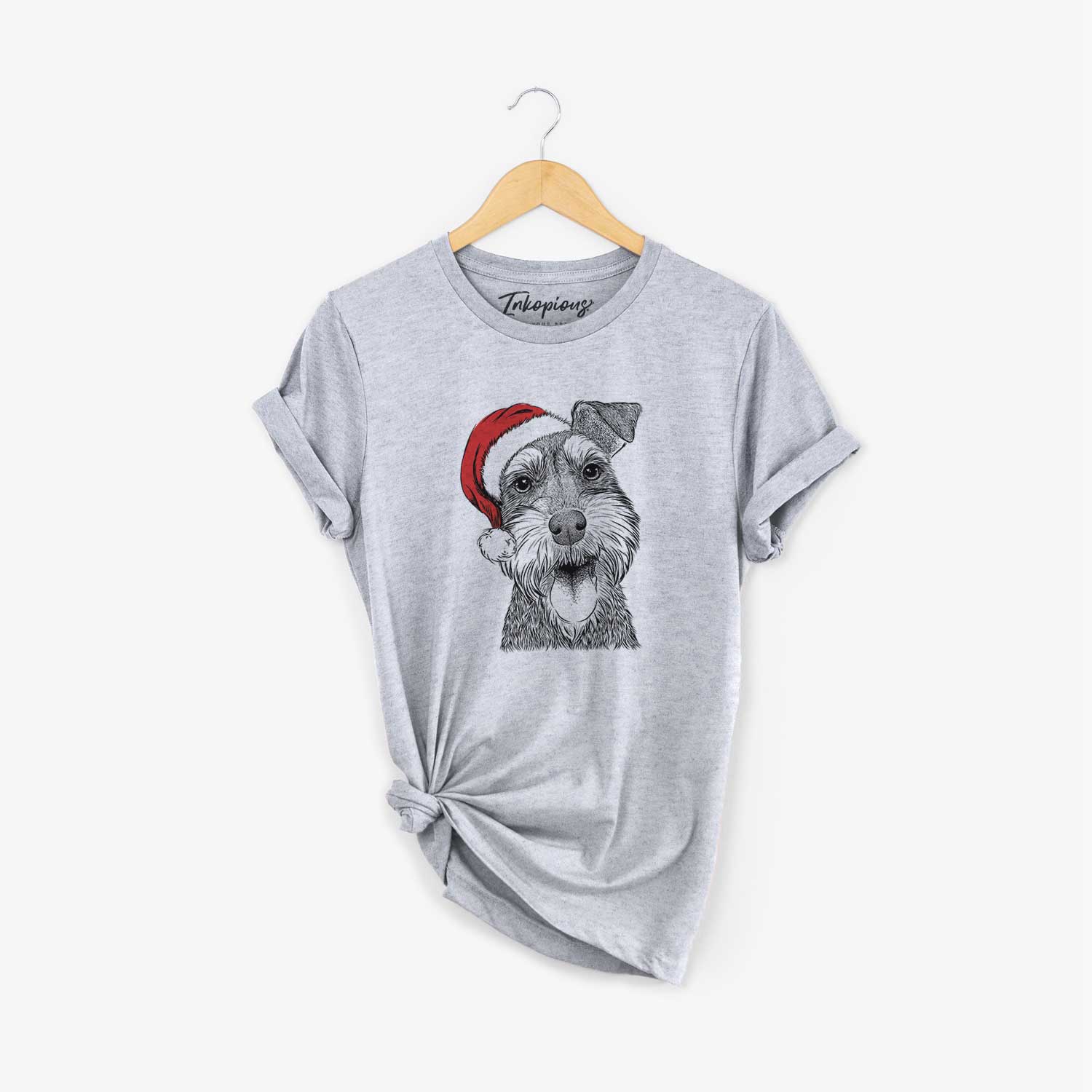 Santa Bernadette the Mini Schnauzer - Unisex Crewneck