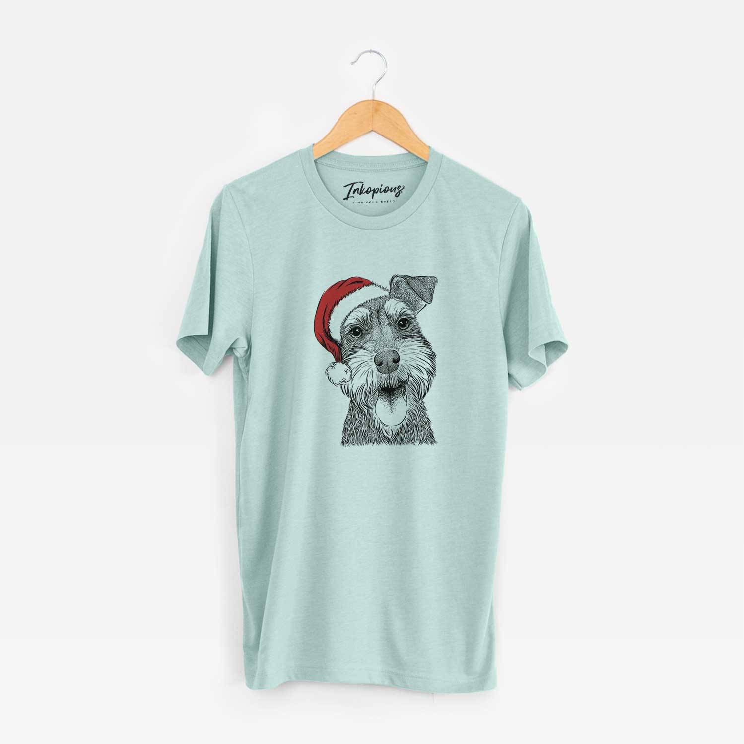 Santa Bernadette the Mini Schnauzer - Unisex Crewneck