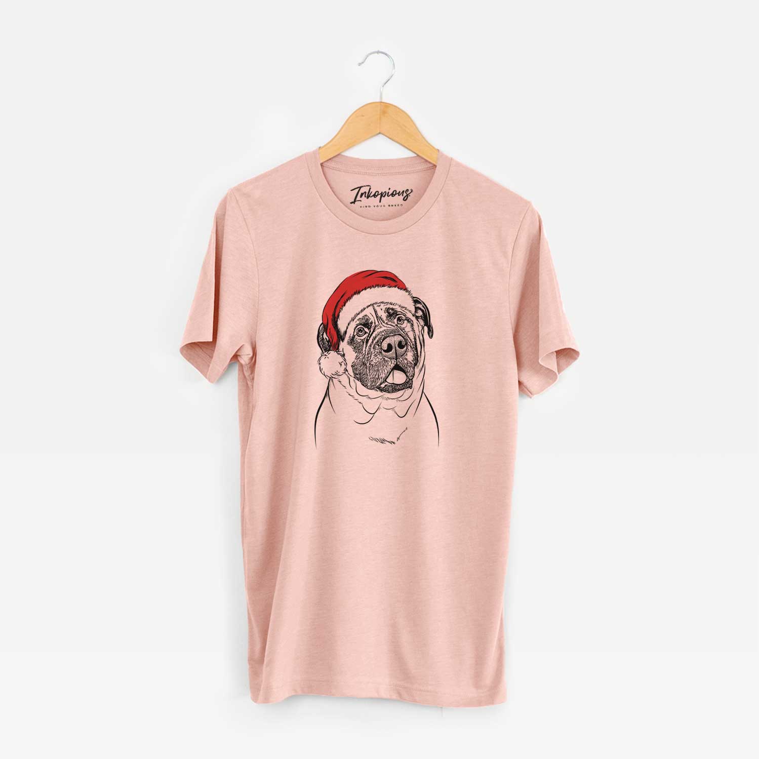 Santa Big P the English Mastiff - Unisex Crewneck