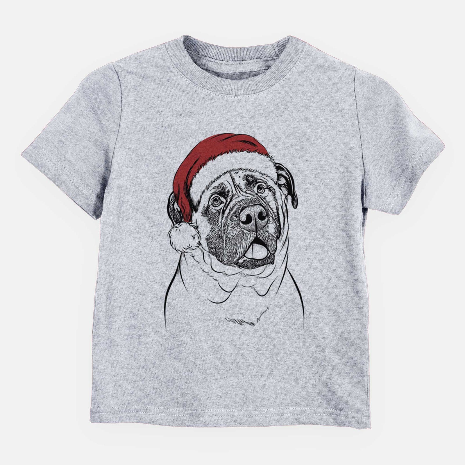 Santa Big P the English Mastiff - Kids/Youth/Toddler Shirt