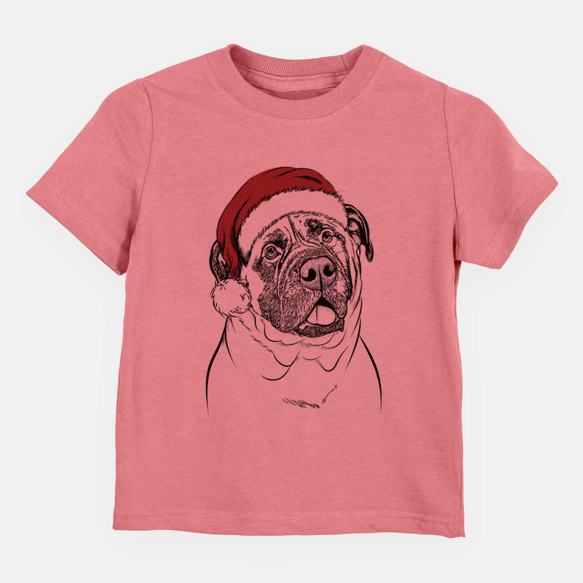 Santa Big P the English Mastiff - Kids/Youth/Toddler Shirt