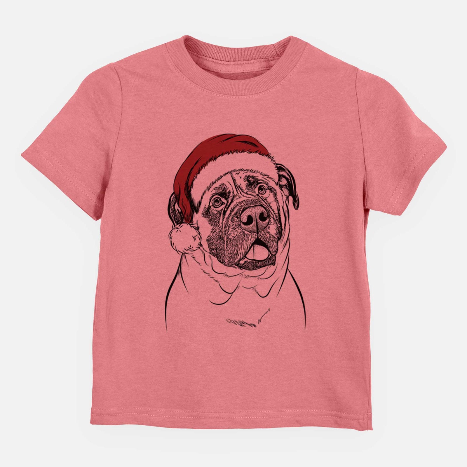 Santa Big P the English Mastiff - Kids/Youth/Toddler Shirt