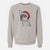 Santa Bill the Heeler Mix - Unisex Pigment Dyed Crew Sweatshirt