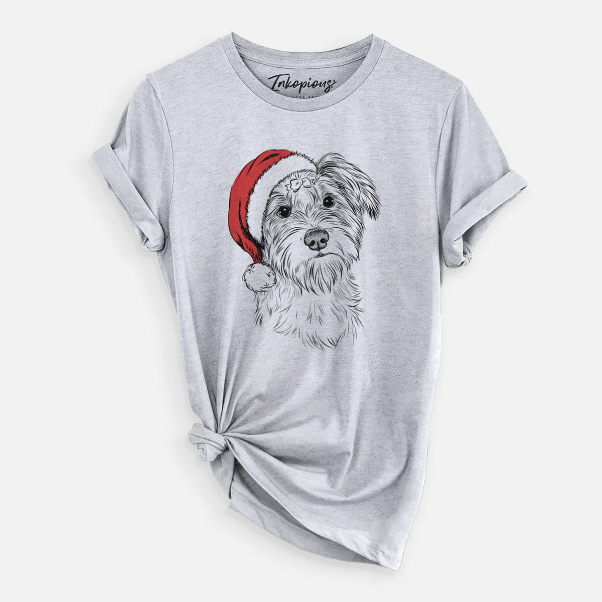 Santa Birdee the Schnauzer Mix - Unisex Crewneck