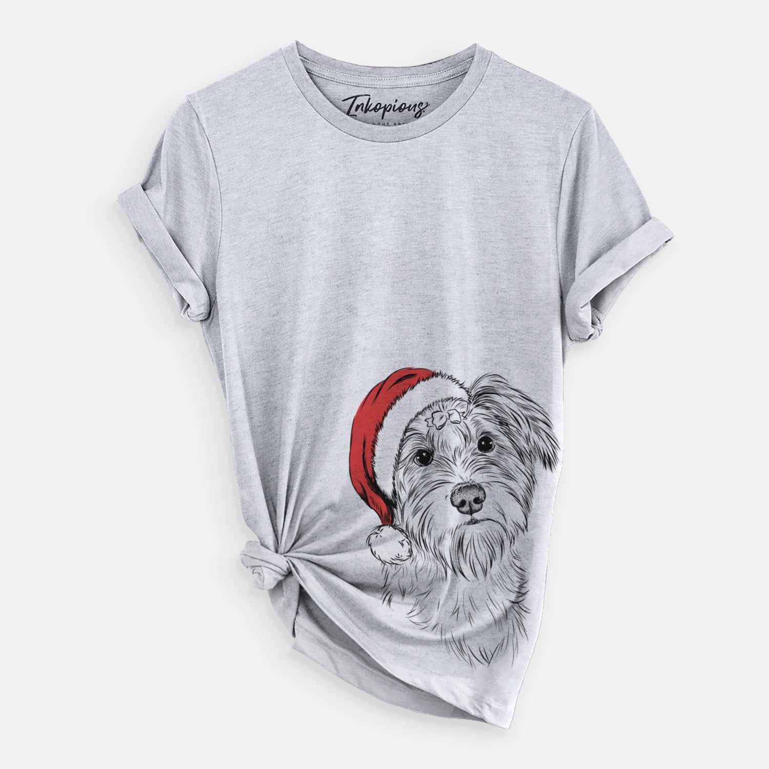 Santa Birdee the Schnauzer Mix - Unisex Crewneck