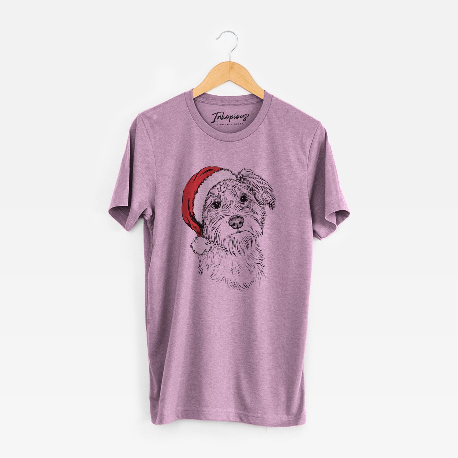 Santa Birdee the Schnauzer Mix - Unisex Crewneck