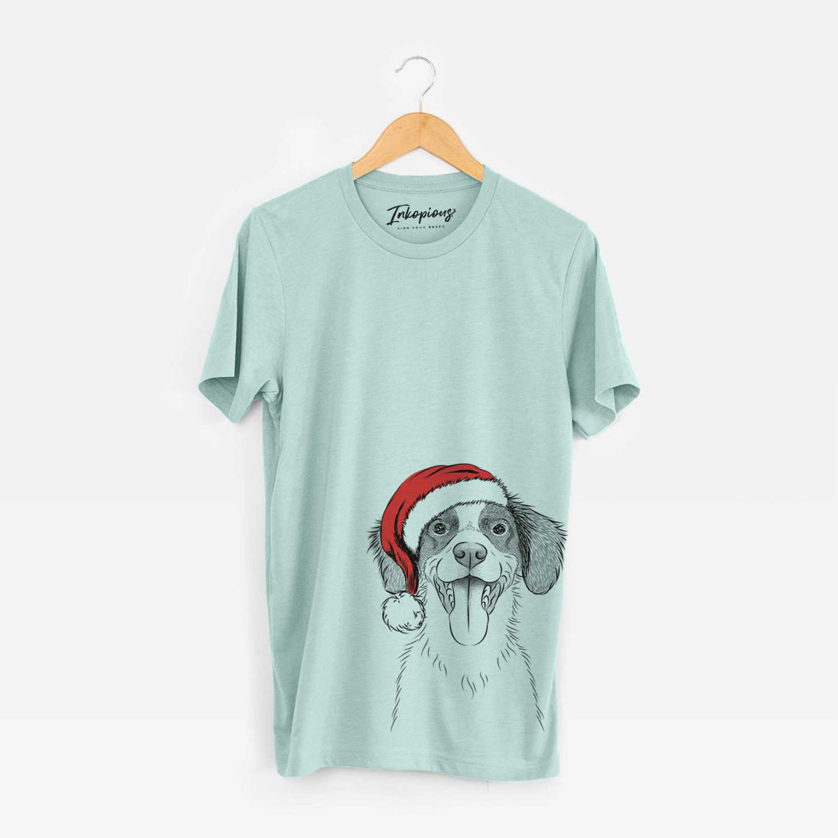 Santa Birdie the Brittany - Unisex Crewneck