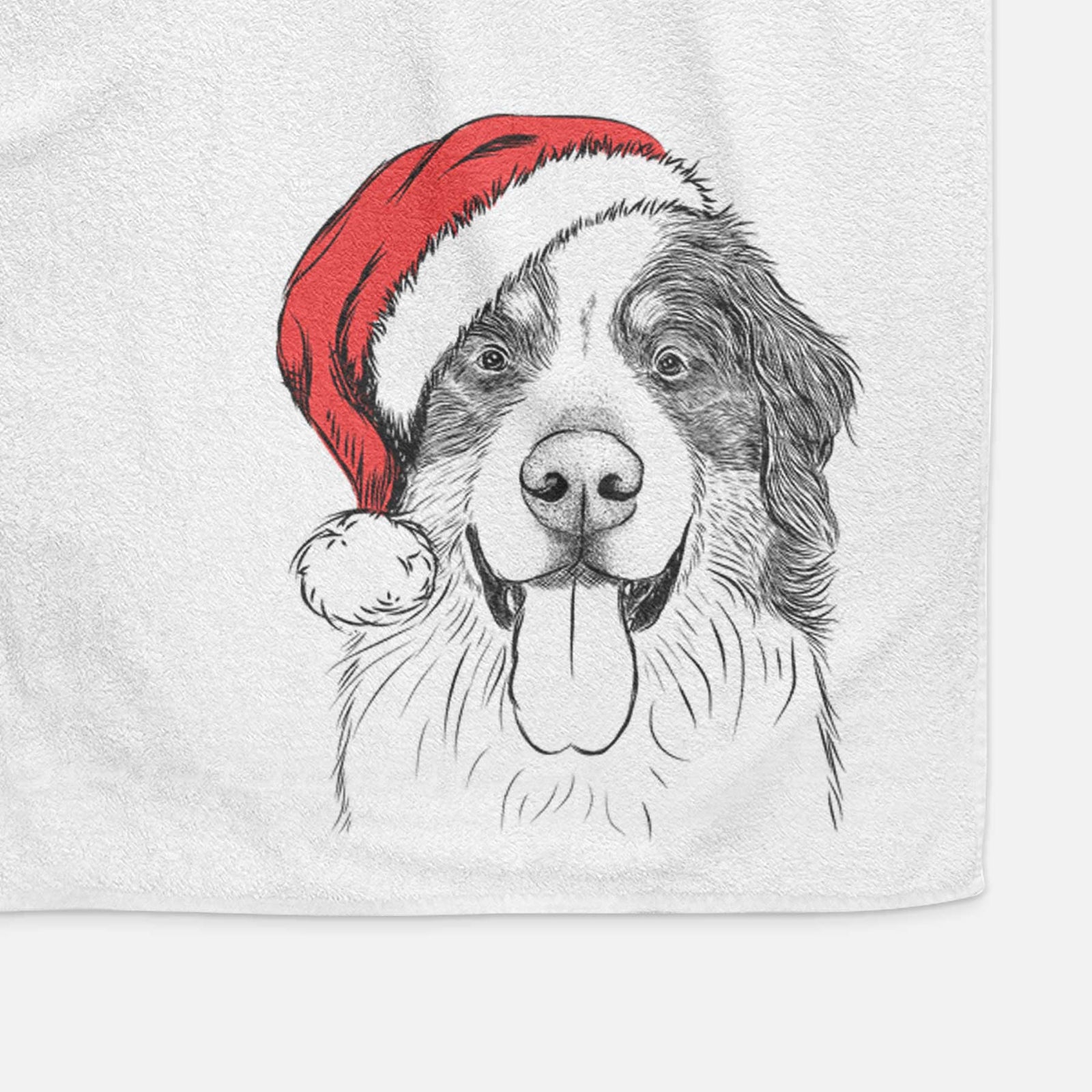 Blaze the Bernese Mountain Dog Decorative Hand Towel