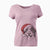 Santa Blaze the Bernese Mountain Dog - Women's V-neck Shirt