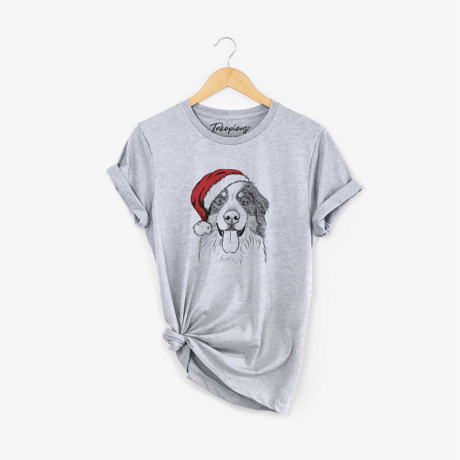 Santa Blaze the Bernese Mountain Dog - Unisex Crewneck