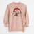 Santa Blossom the English Bulldog - Unisex Pigment Dyed Crew Sweatshirt