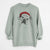 Santa Blossom the English Bulldog - Unisex Pigment Dyed Crew Sweatshirt