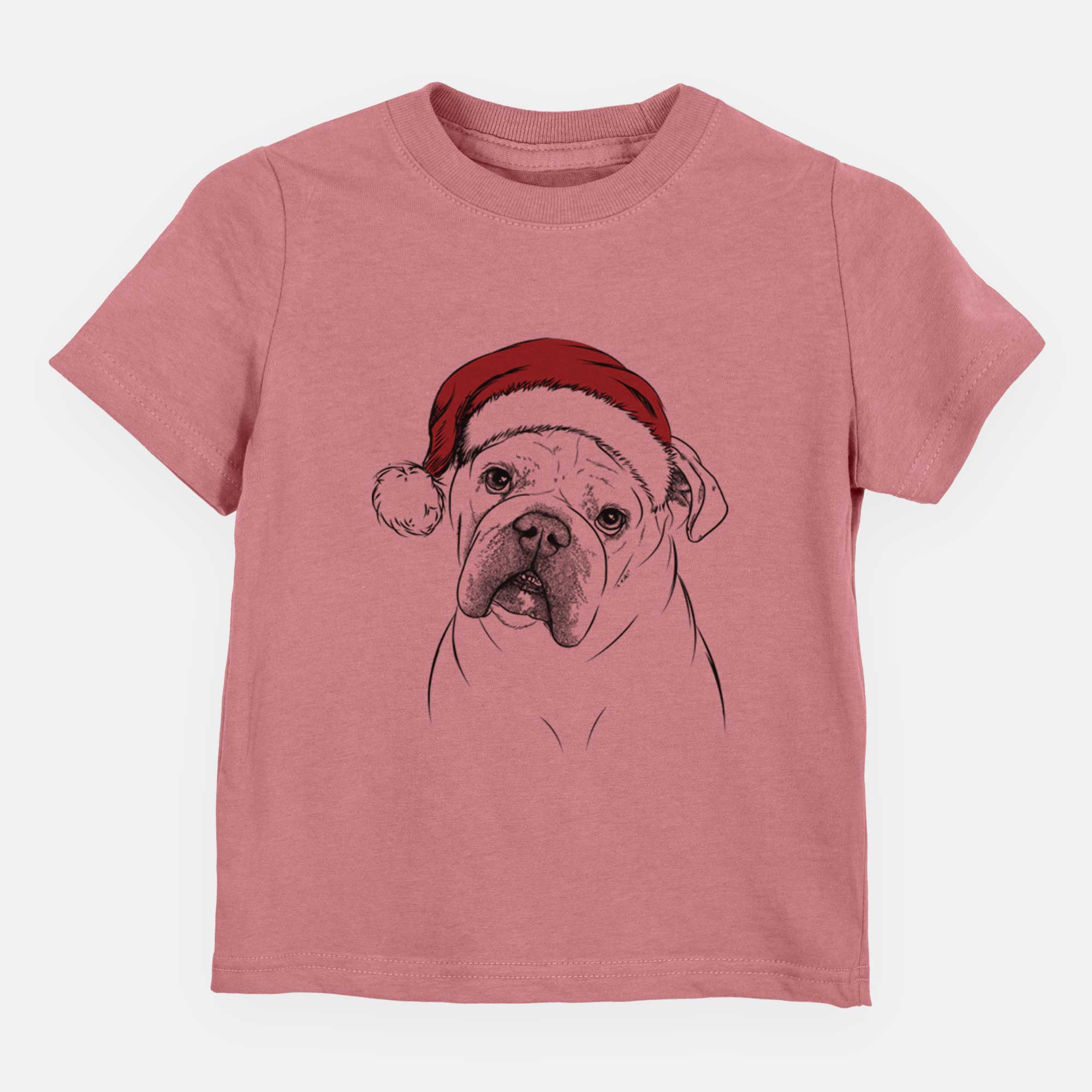 Santa Blossom the English Bulldog - Kids/Youth/Toddler Shirt