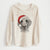 Santa Blossom the Poodle - Cali Wave Hooded Sweatshirt