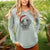 Santa Blossom the Poodle - Cali Wave Hooded Sweatshirt