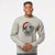 Santa Blossom the Poodle - Unisex Pigment Dyed Crew Sweatshirt