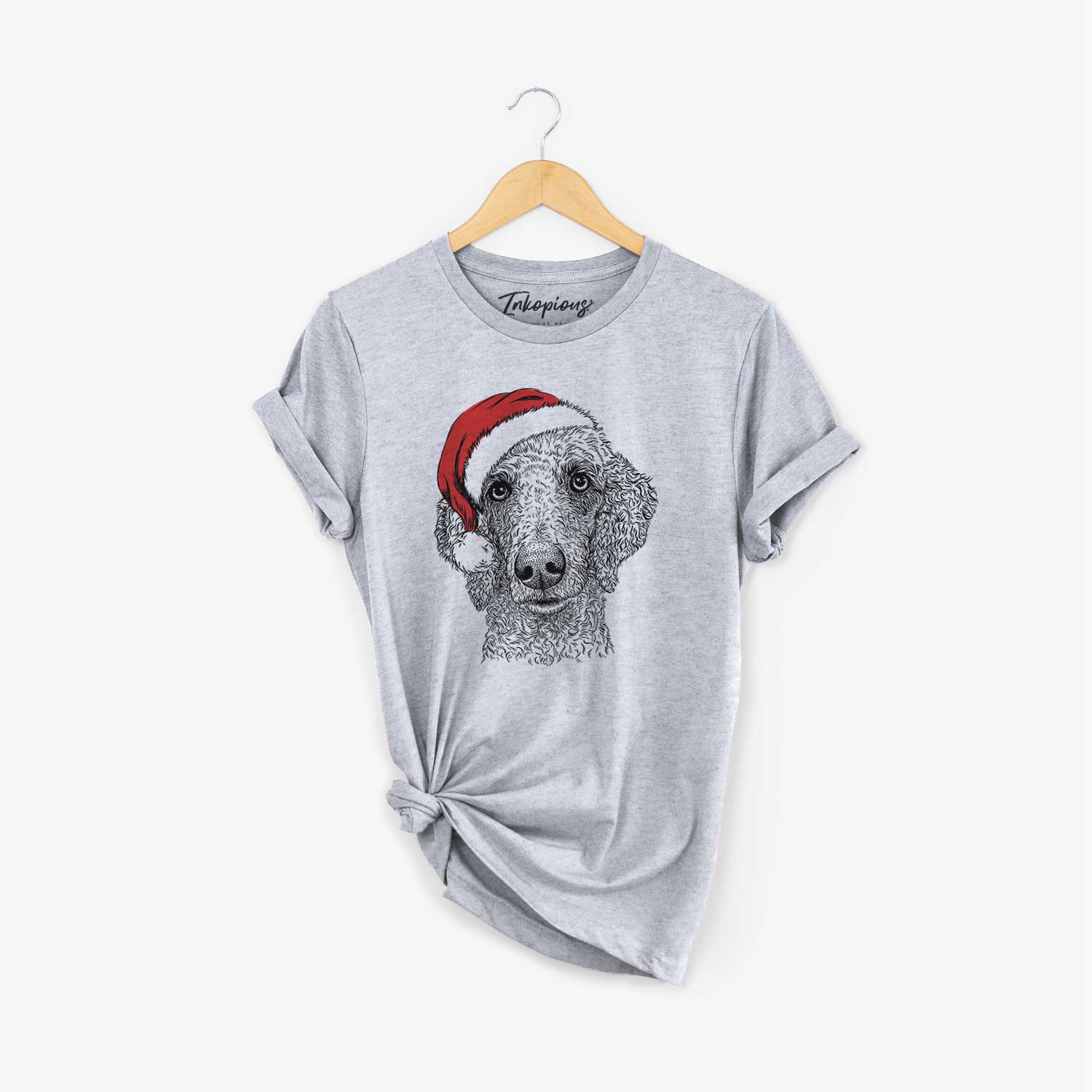 Santa Blossom the Poodle - Unisex Crewneck