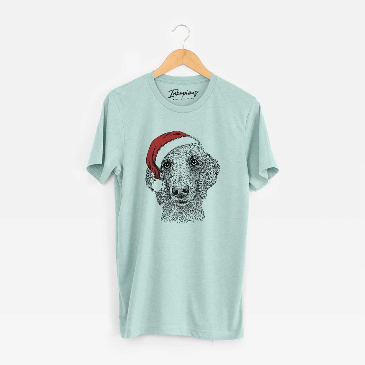 Santa Blossom the Poodle - Unisex Crewneck