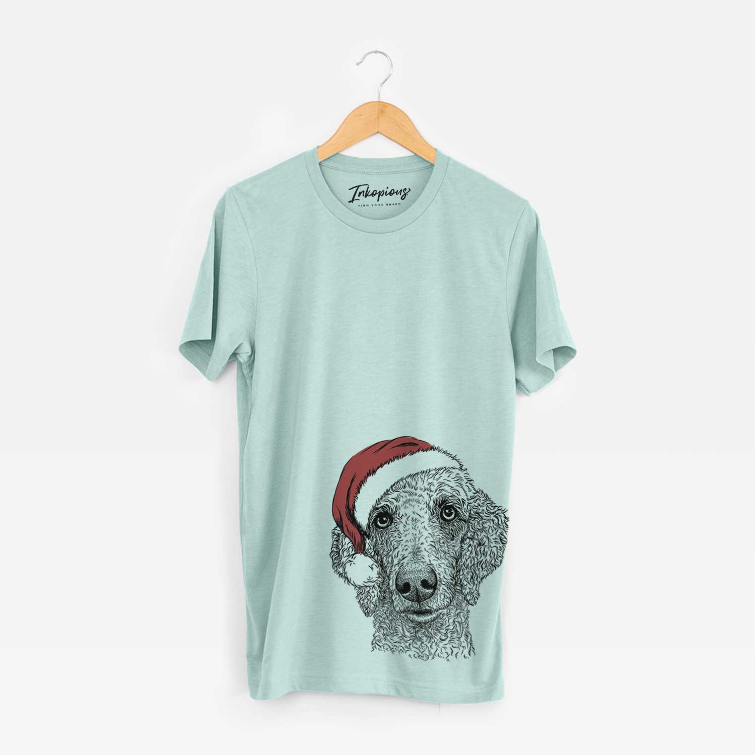 Santa Blossom the Poodle - Unisex Crewneck