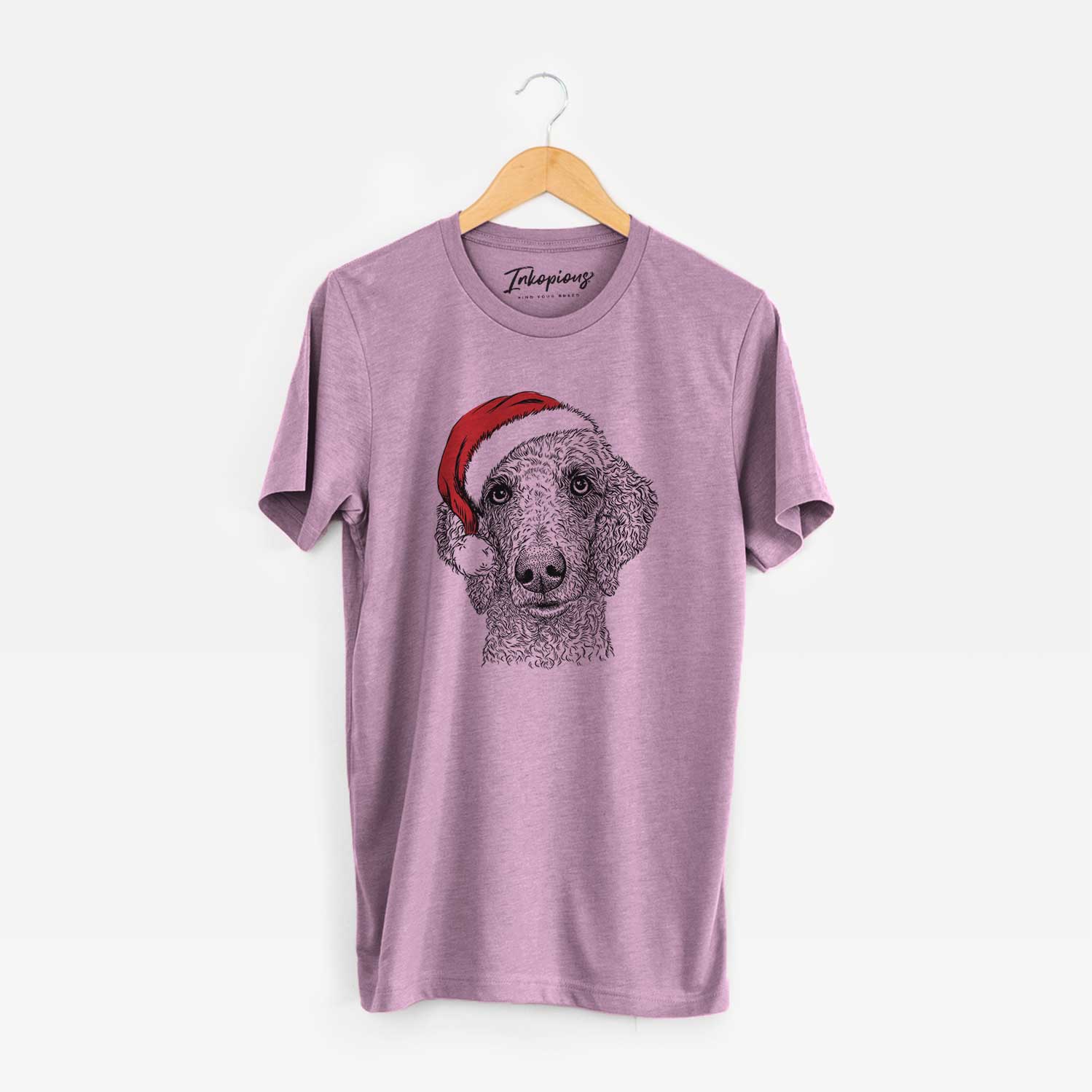 Santa Blossom the Poodle - Unisex Crewneck