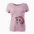 Santa Blu the Pitbull - Women's V-neck Shirt