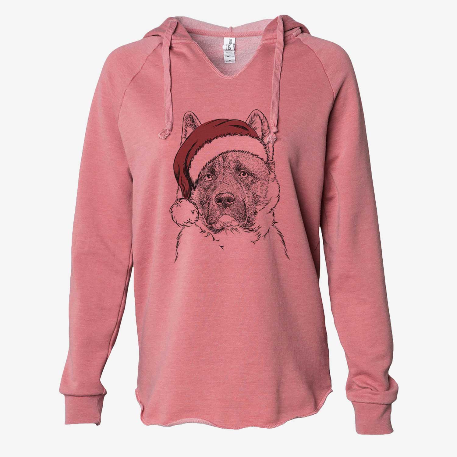 Bo the American Akita - Cali Wave Hooded Sweatshirt