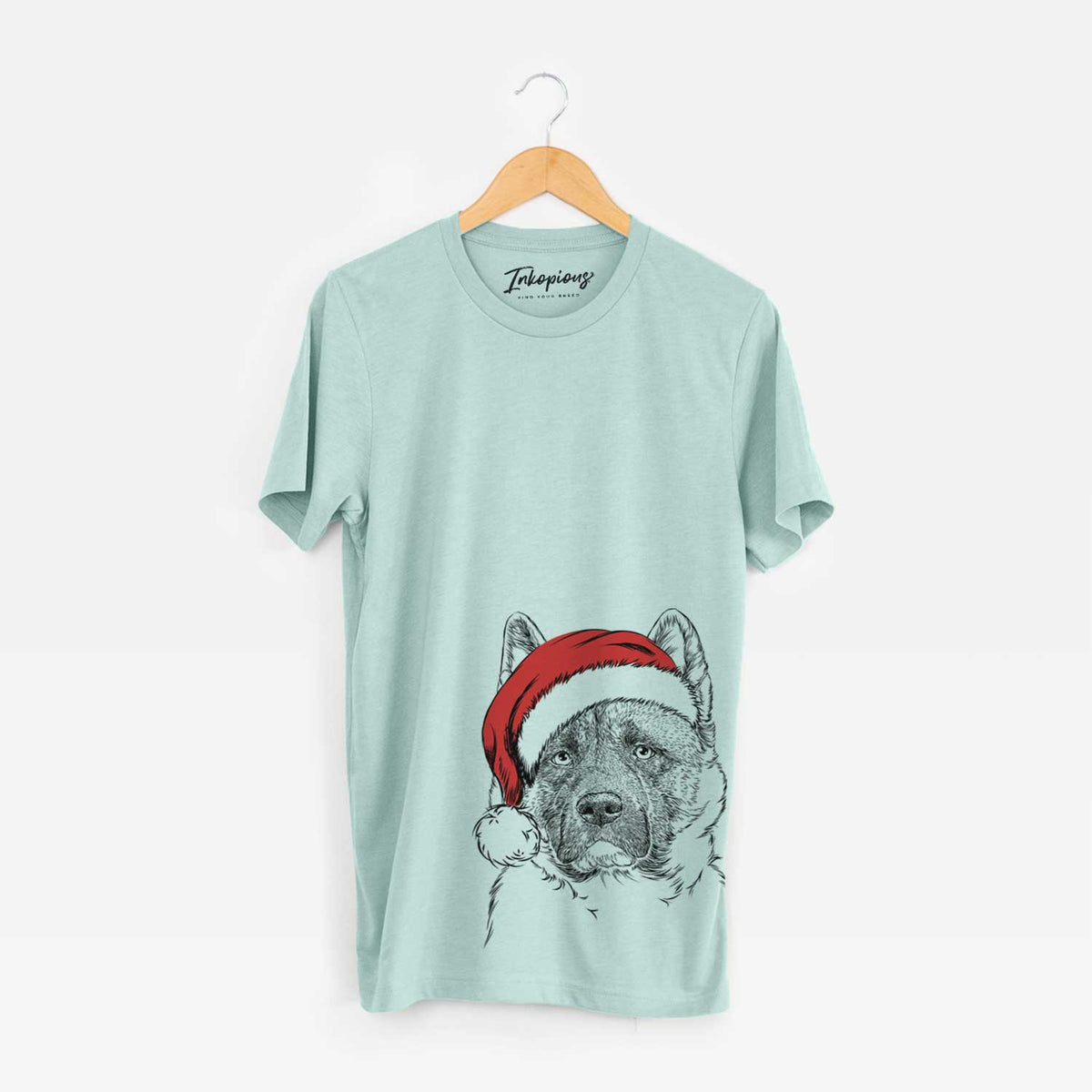 Santa Bo the American Akita - Unisex Crewneck