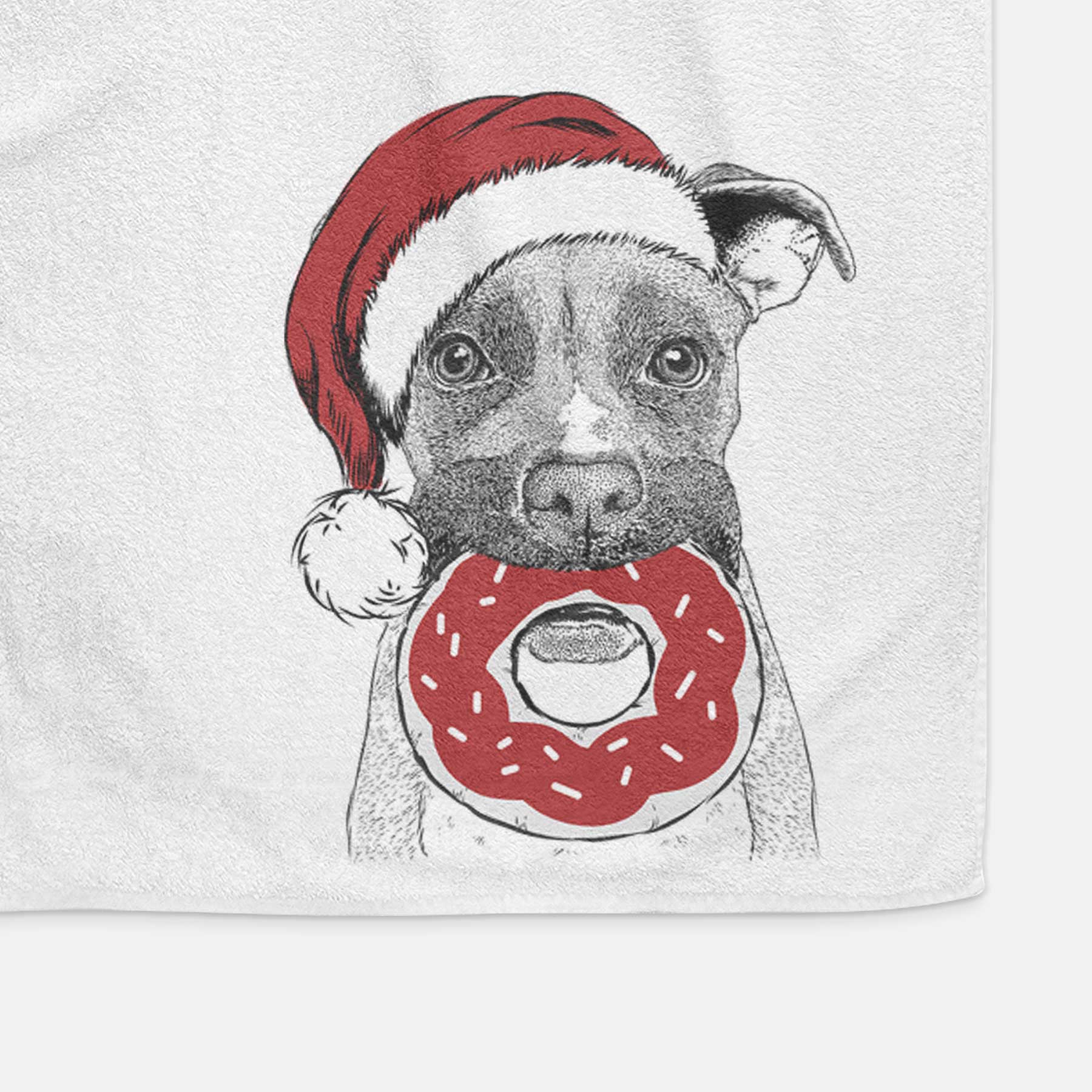 Bo the Boxer Decorative Hand Towel