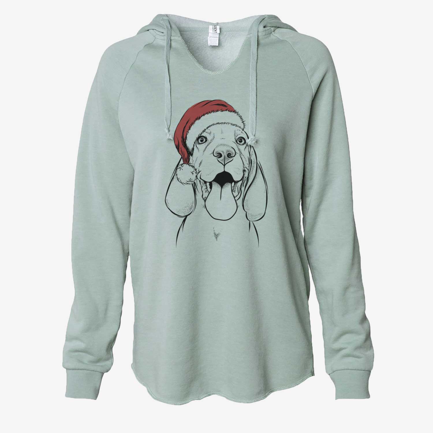 Bodi the Vizsla - Cali Wave Hooded Sweatshirt