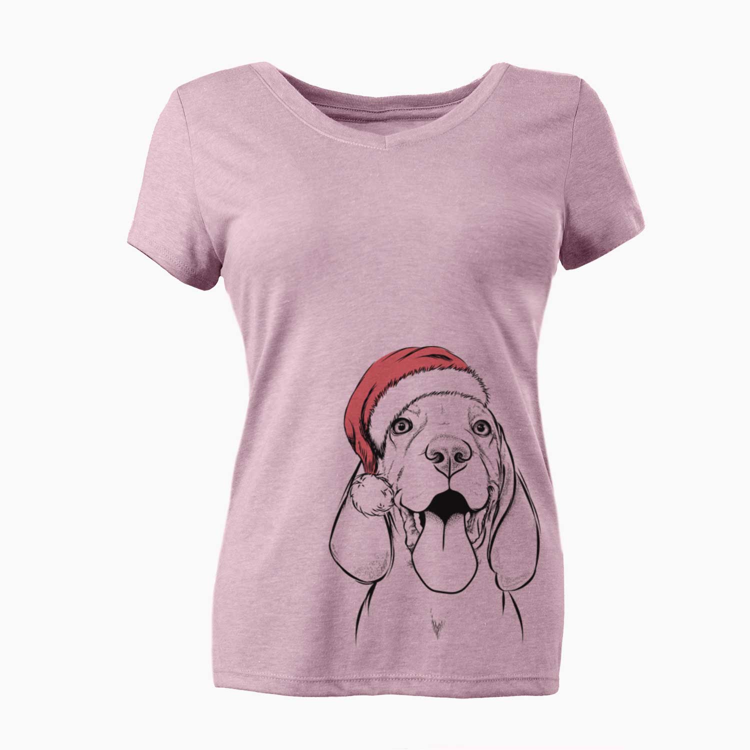 Bodi the Vizsla - Women's V-neck Shirt