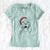 Santa Bodi the Vizsla - Women's V-neck Shirt