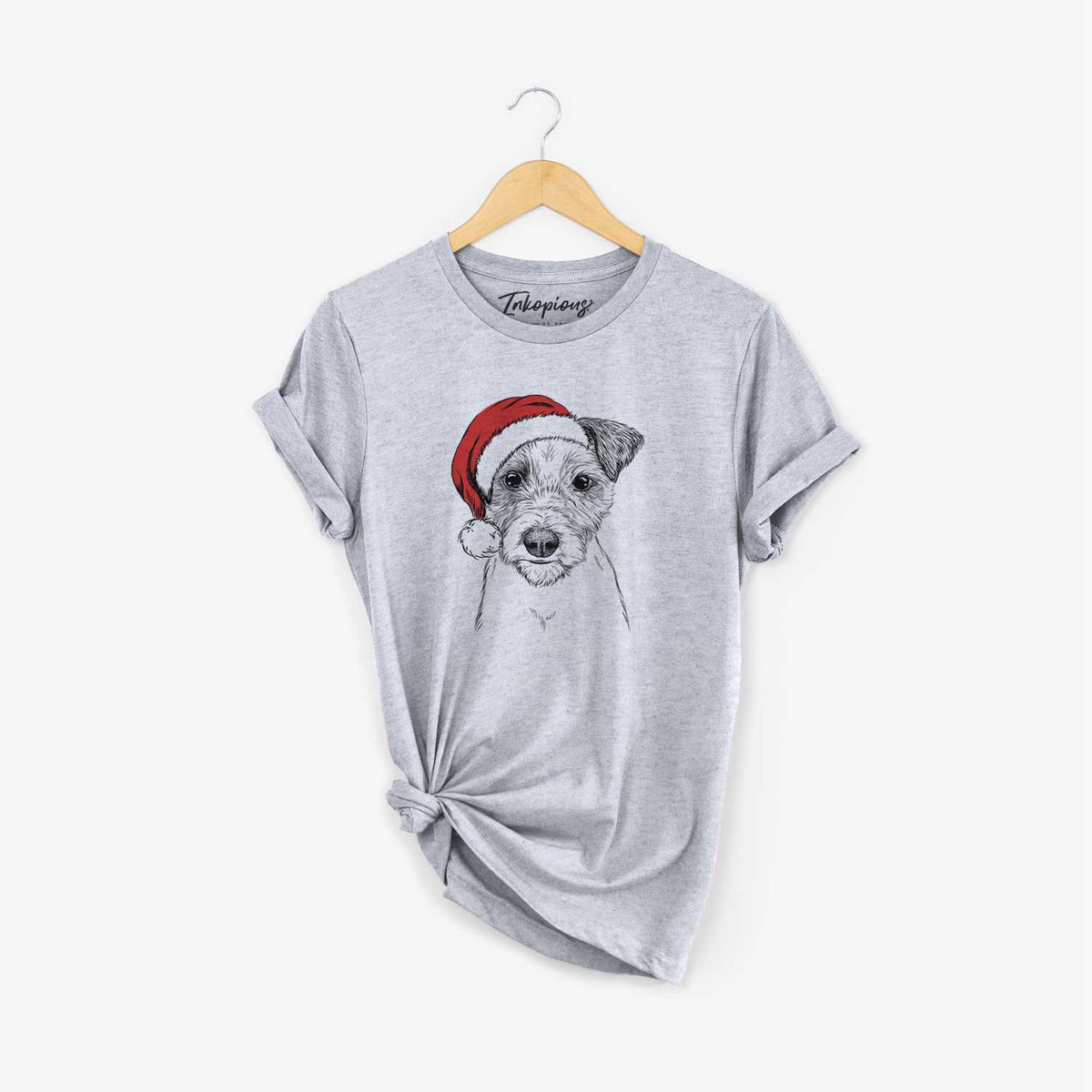 Santa Bogart the Parson Russell Terrier - Unisex Crewneck