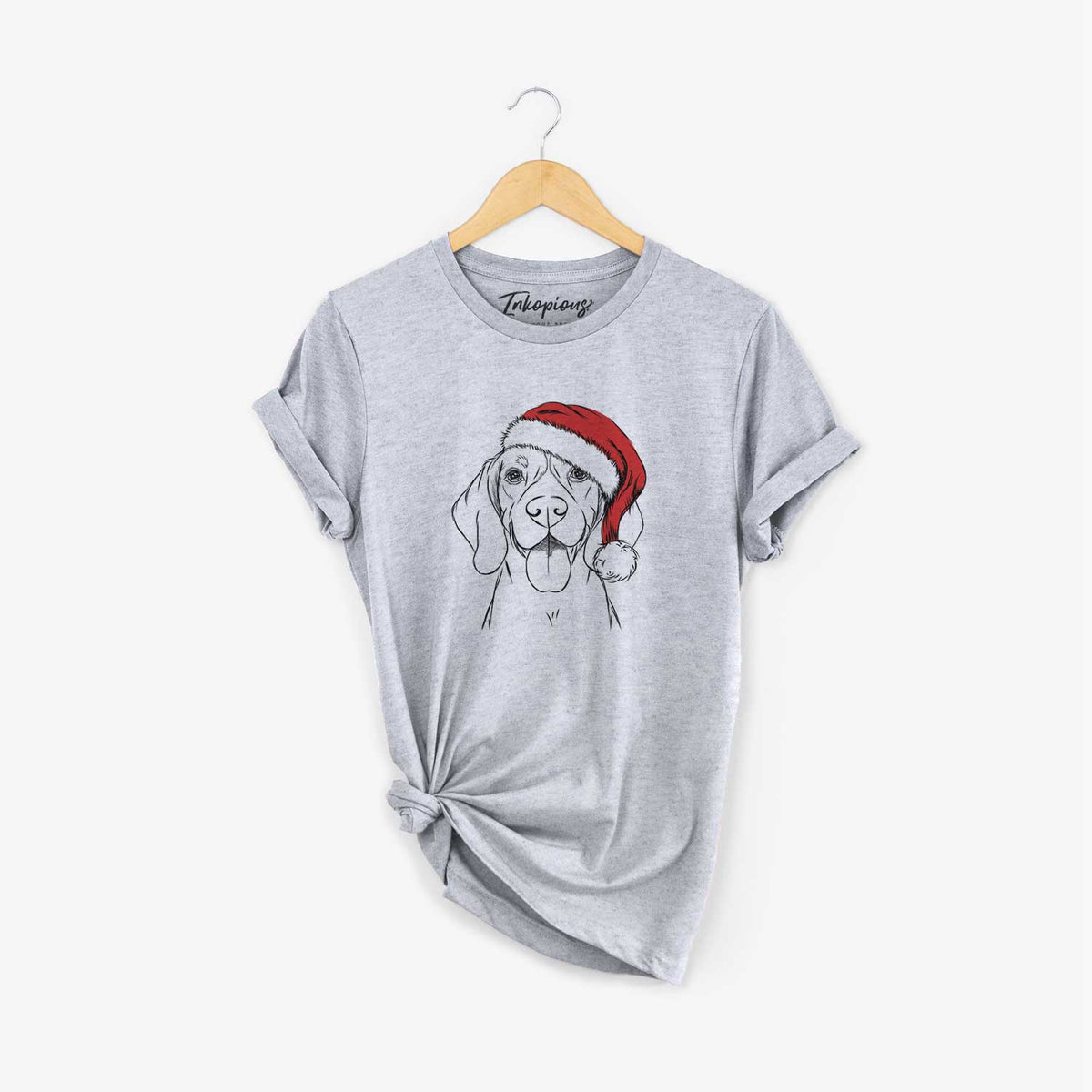 Santa Bogie the Beagle - Unisex Crewneck