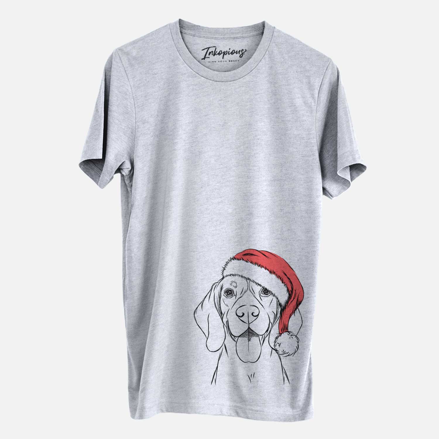 Santa Bogie the Beagle - Unisex Crewneck