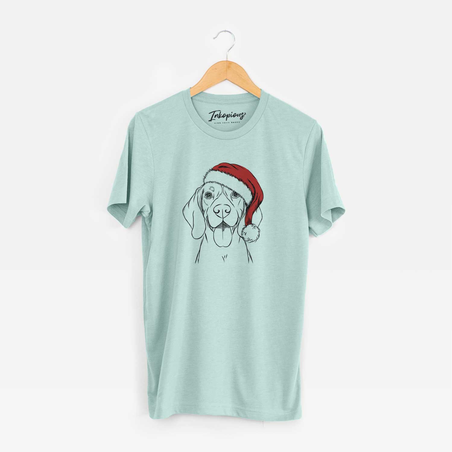 Santa Bogie the Beagle - Unisex Crewneck