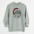 Santa Bohdi the German Shorthaired Pointer - Unisex Pigment Dyed Crew Sweatshirt