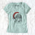 Santa Bohdi the German Shorthaired Pointer - Women's V-neck Shirt