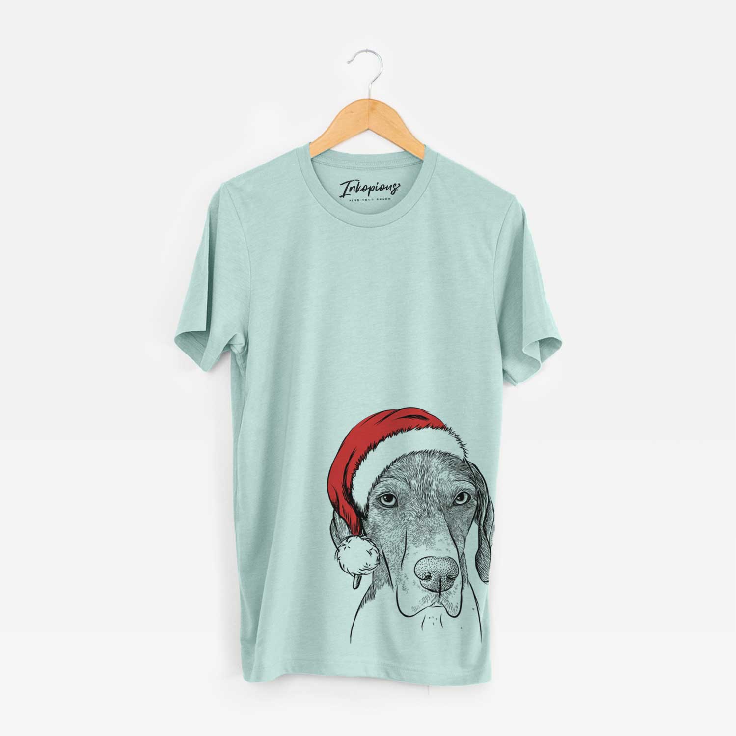 Santa Bohdi the German Shorthaired Pointer - Unisex Crewneck