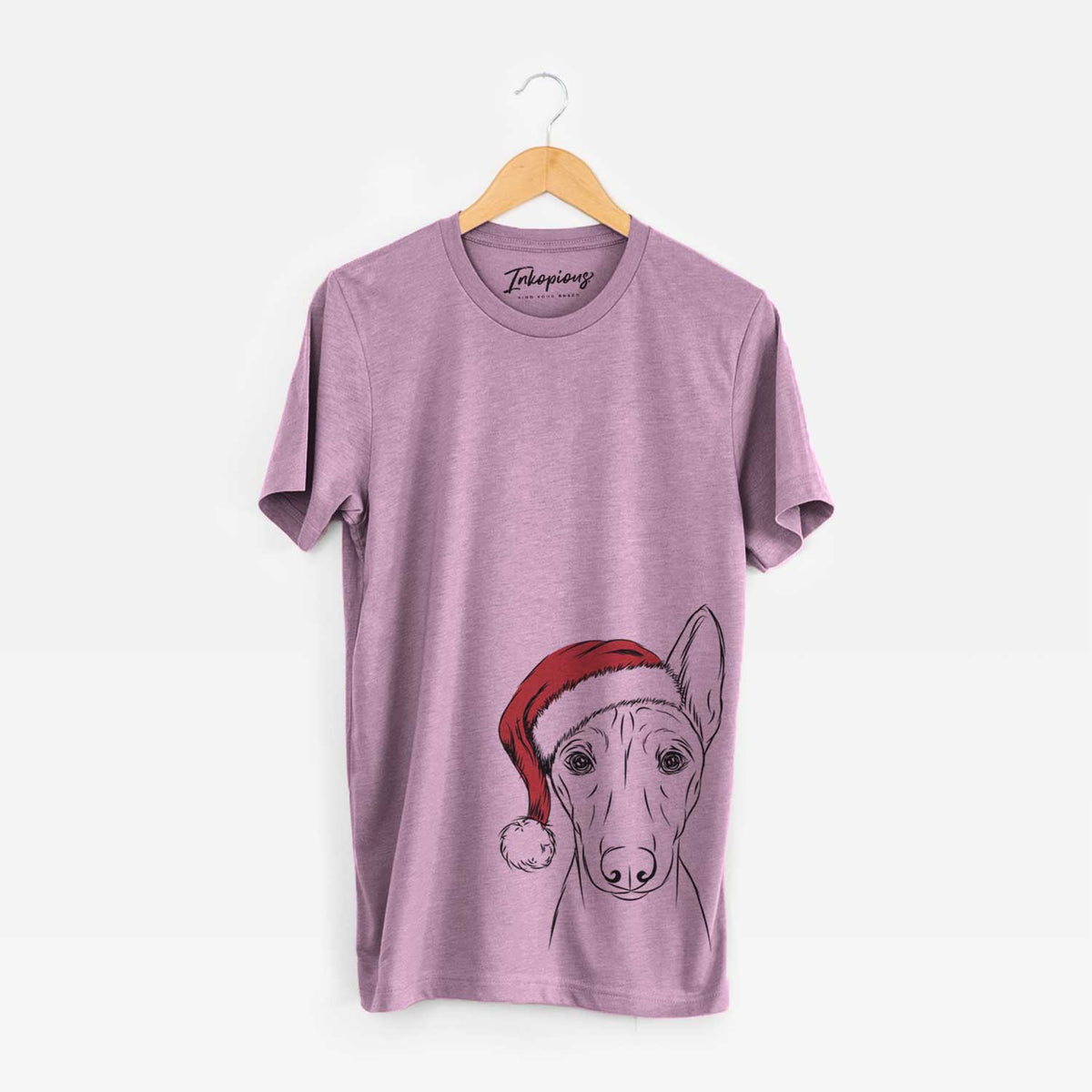 Santa Bonsai the Basenji - Unisex Crewneck