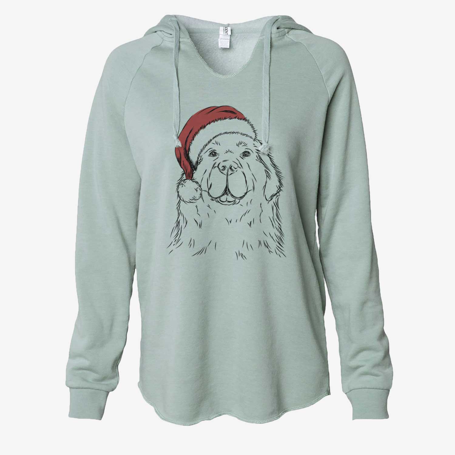 Boomer the Newfoundland - Cali Wave Hooded Sweatshirt