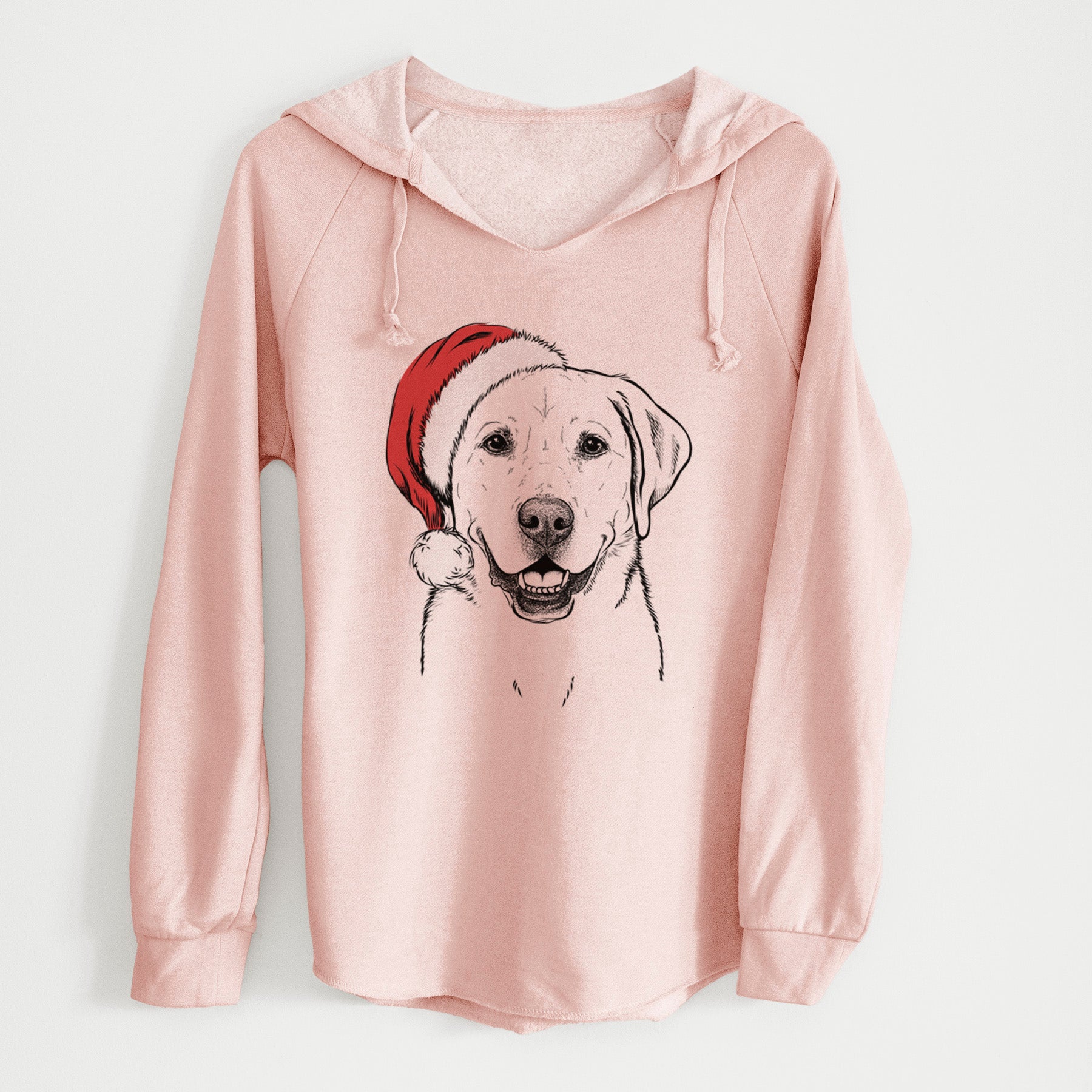 Santa Booney the Labrador Retriever - Cali Wave Hooded Sweatshirt