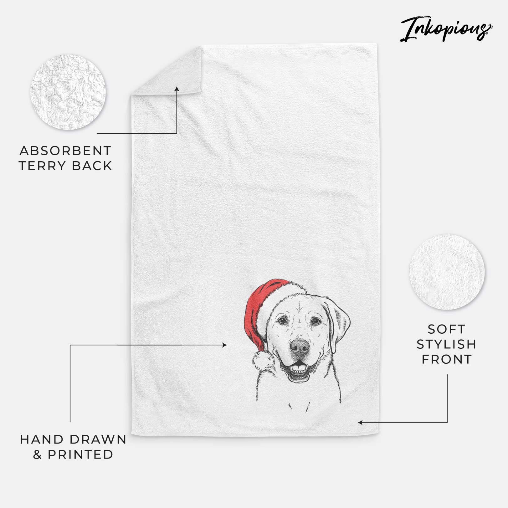 Booney the Labrador Retriever Decorative Hand Towel