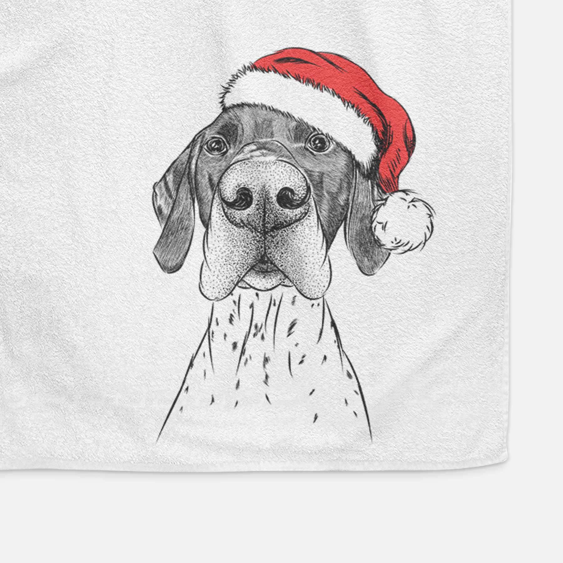 Booze the German Shorthaired Pointer Decorative Hand Towel