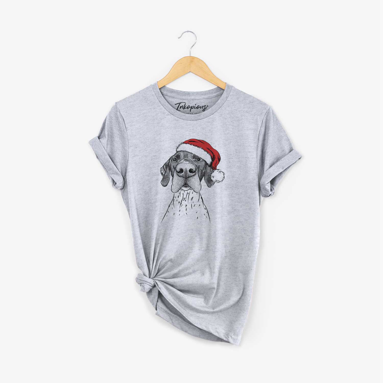 Santa Booze the German Shorthaired Pointer - Unisex Crewneck