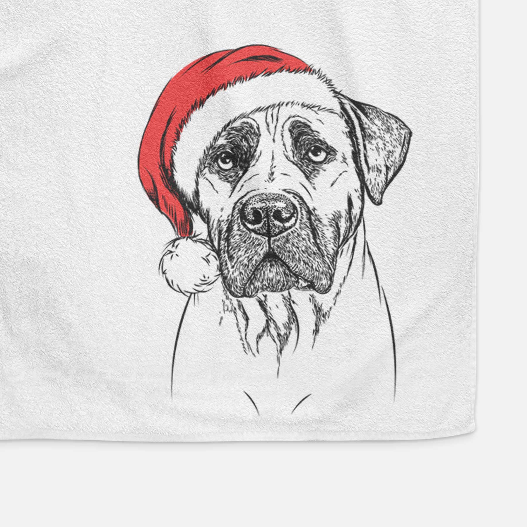 Boris the Boerboel Decorative Hand Towel